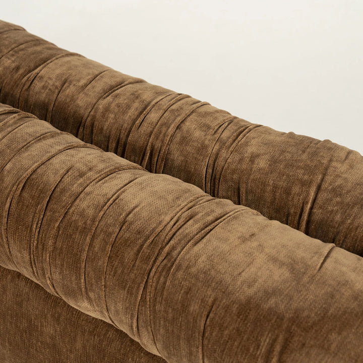 Zitbank Nook – stoffen design bank mosterd