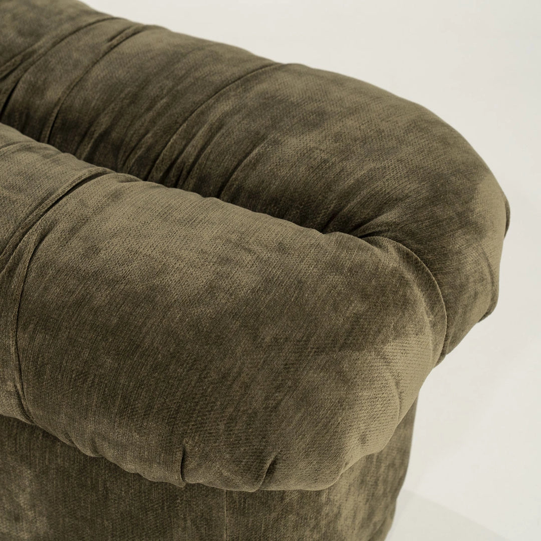 Zitbank Nook – stoffen design bank mosterd