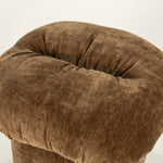 Kruk Nook – hout, foam & polyester mosterd