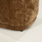 Kruk Nook – hout, foam & polyester mosterd