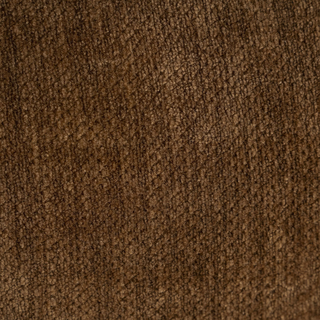 Kruk Nook – hout, foam & polyester mosterd