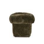 Kruk Nook – hout, foam & polyester groen
