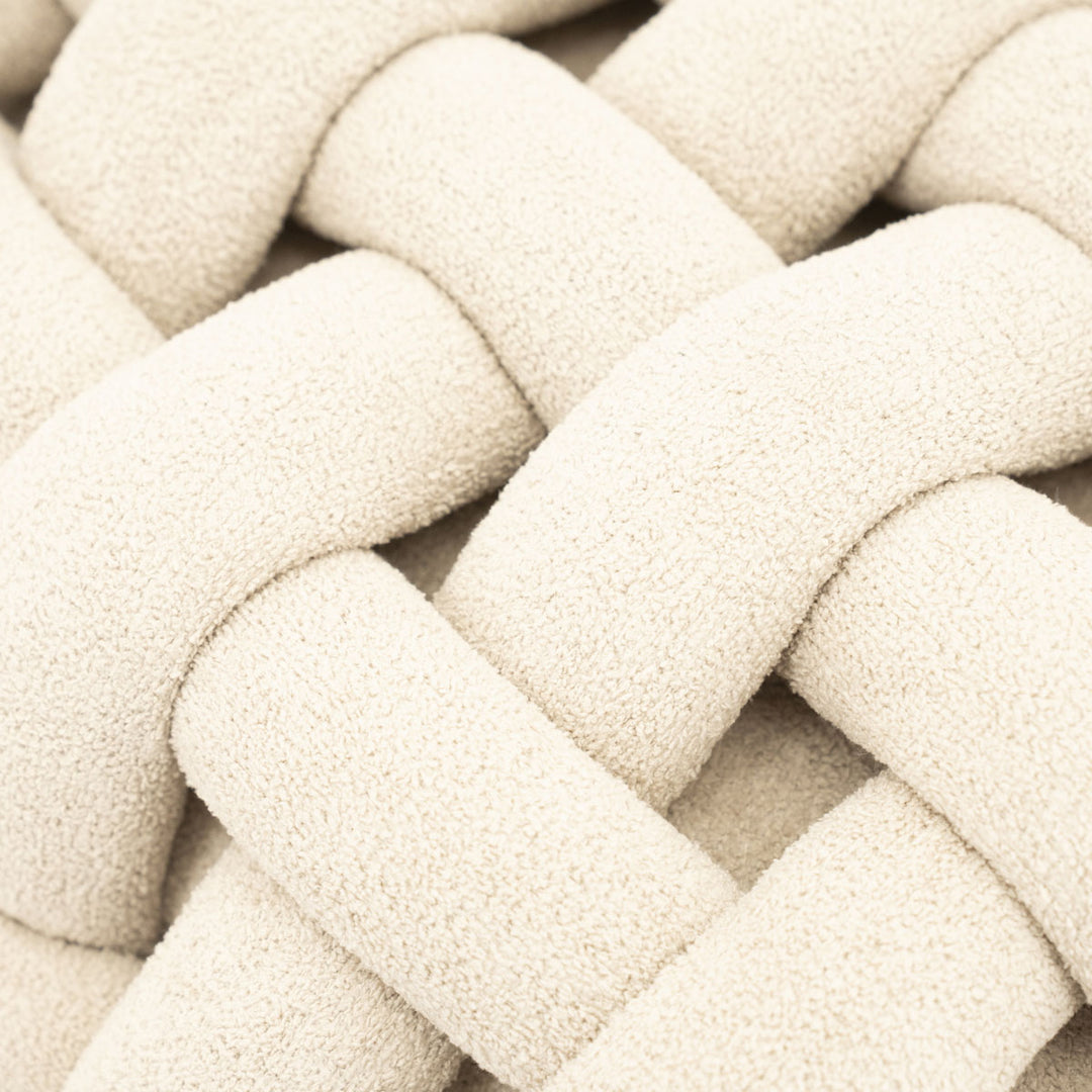 Poef Poofie – polyester beige