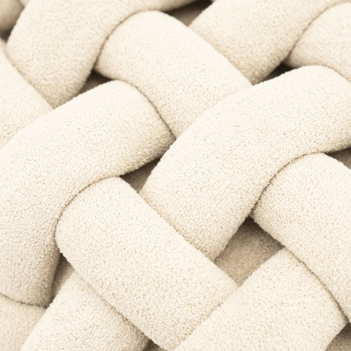 Poef Poofie – polyester beige