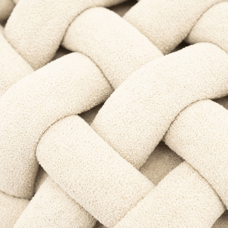 Poef Poofie – polyester beige
