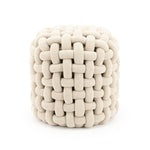 Poef Poofie – polyester beige