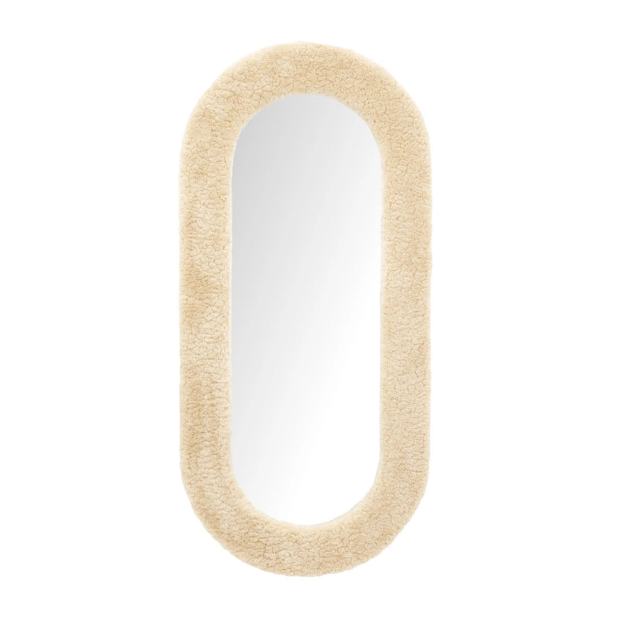 Teddy Spiegel Large – Bruin/Beige Wanddecoratie