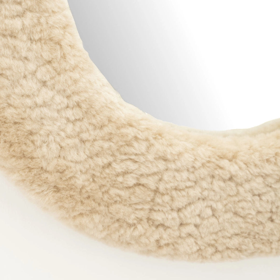 Teddy Spiegel Large – Bruin/Beige Wanddecoratie