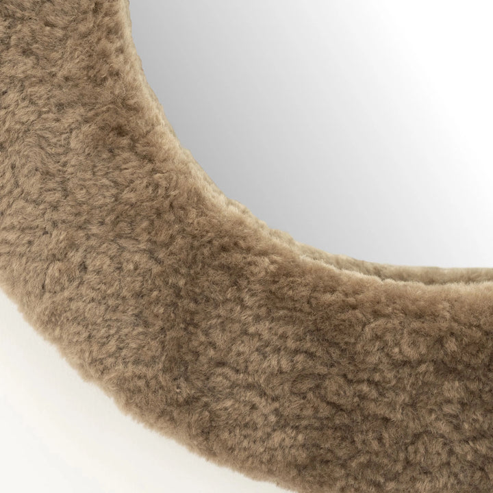 Teddy Spiegel Large – Bruin/Beige Wanddecoratie