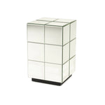 Bijzettafel Flectron – chroom zilver & glas – modern design