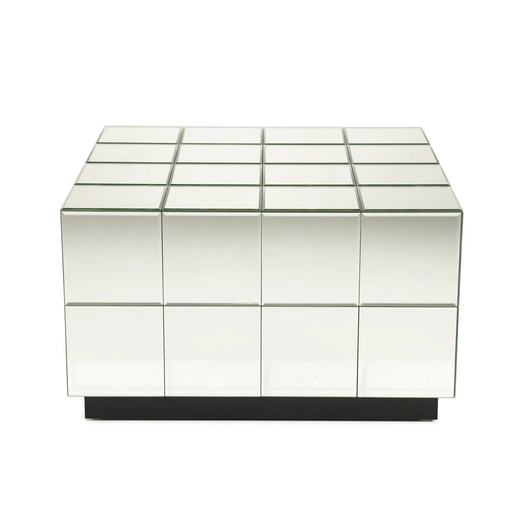 Salontafel Flectron – chroom glas – modern design