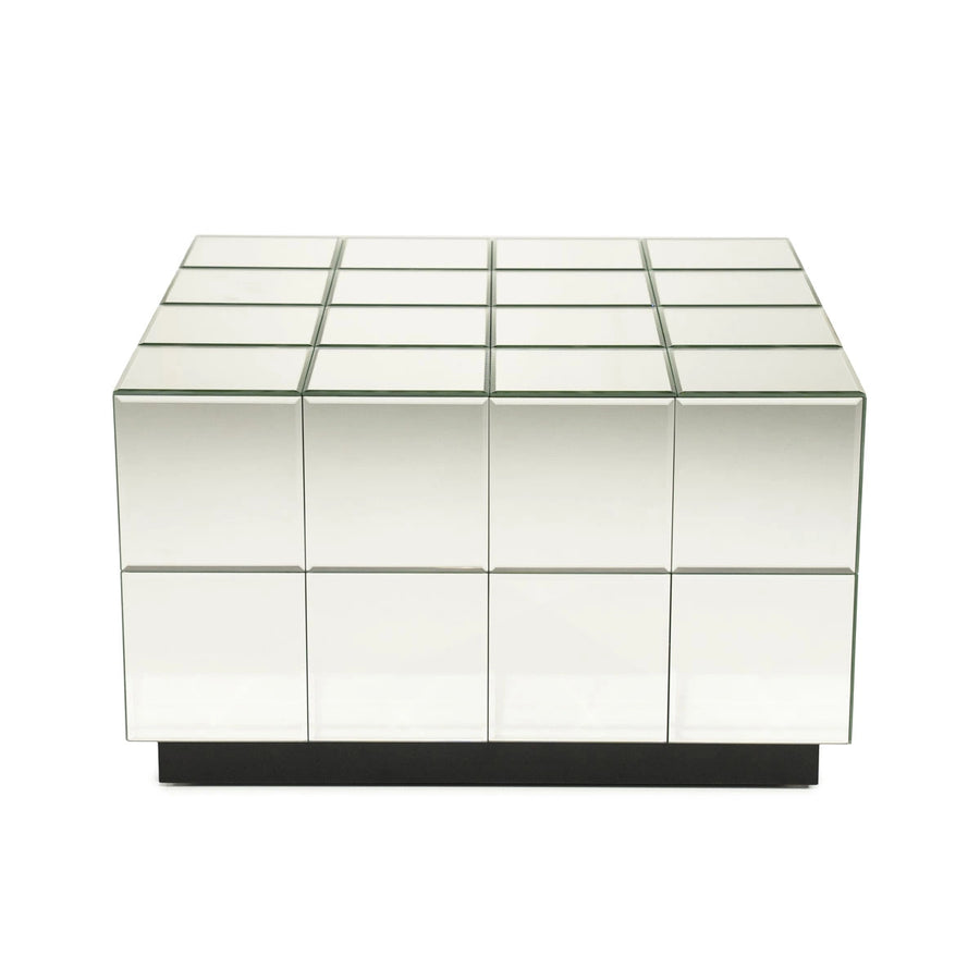 Salontafel Flectron – chroom glas – modern design
