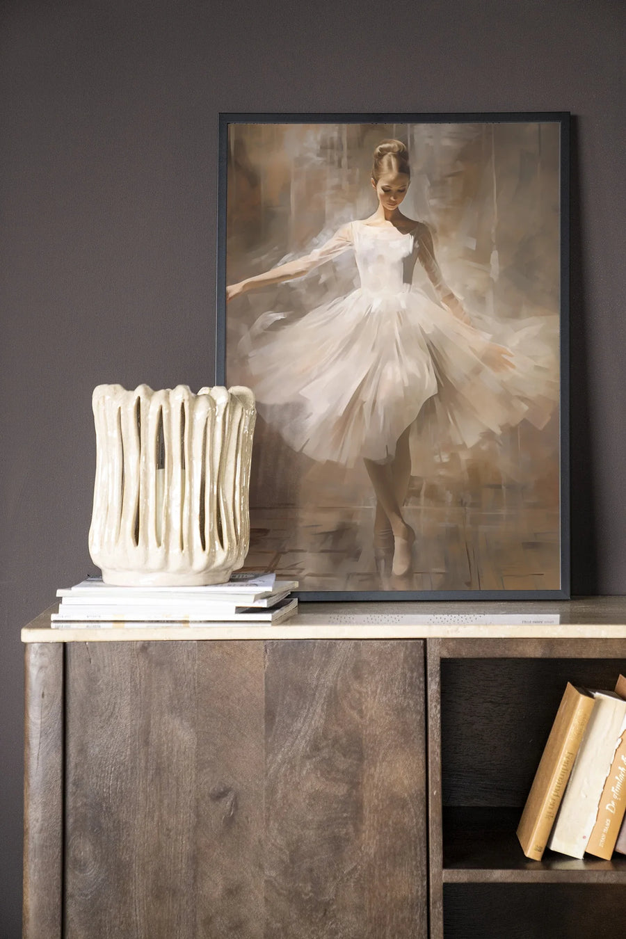 Dancing Ballerina - Moderne Wanddecoratie | Artprint, Glass Art & Wandkleed