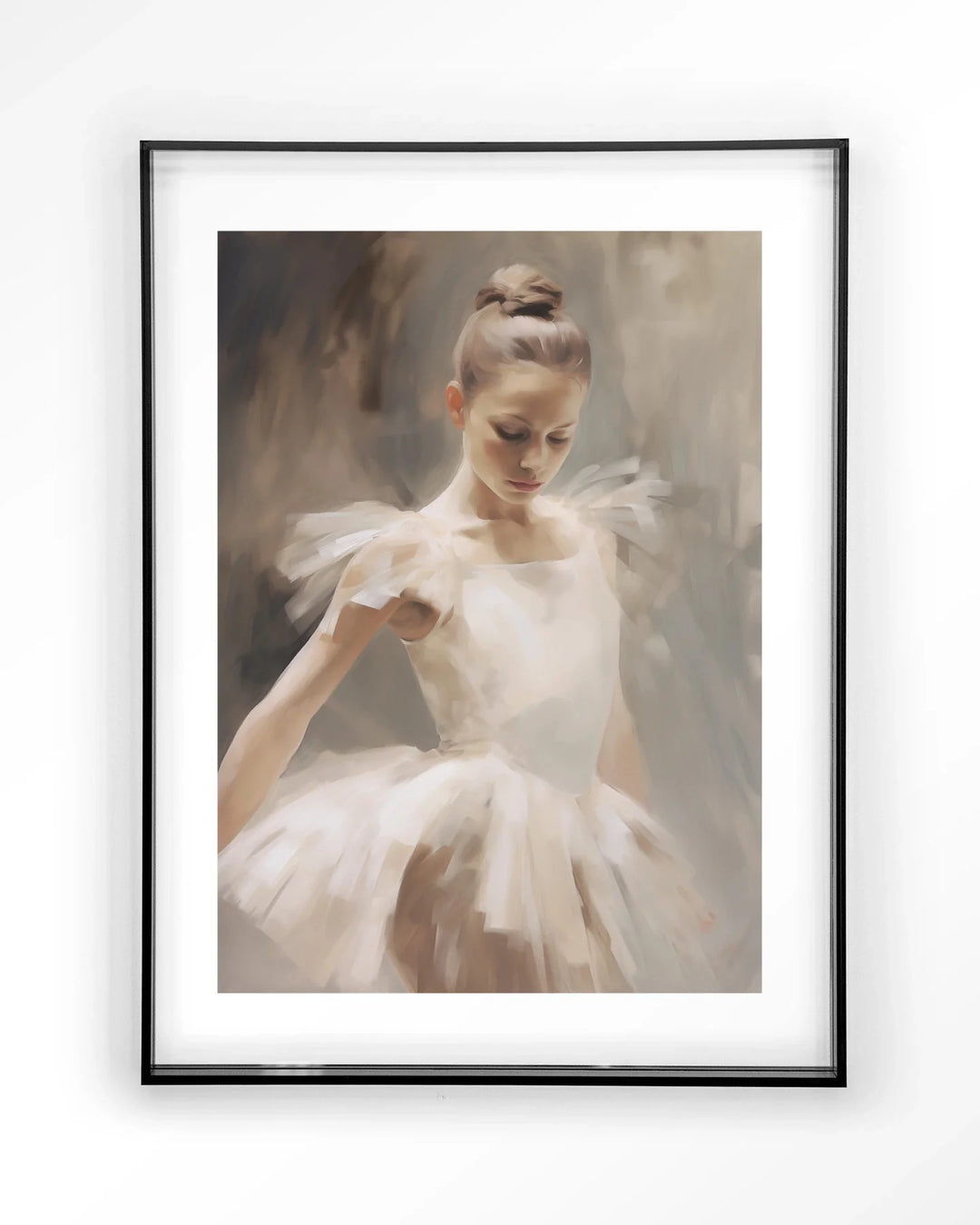 Posing Ballerina - Moderne Wanddecoratie | Artprint, Glass Art & Wandkleed