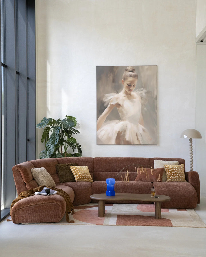 Posing Ballerina - Moderne Wanddecoratie | Artprint, Glass Art & Wandkleed
