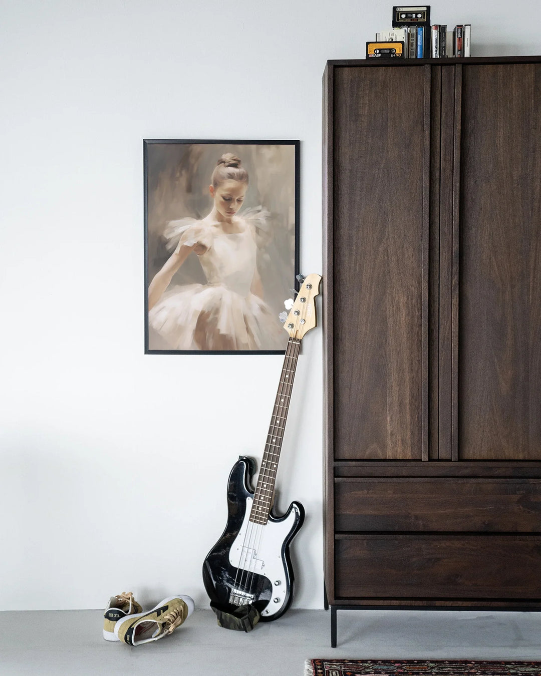 Posing Ballerina - Moderne Wanddecoratie | Artprint, Glass Art & Wandkleed