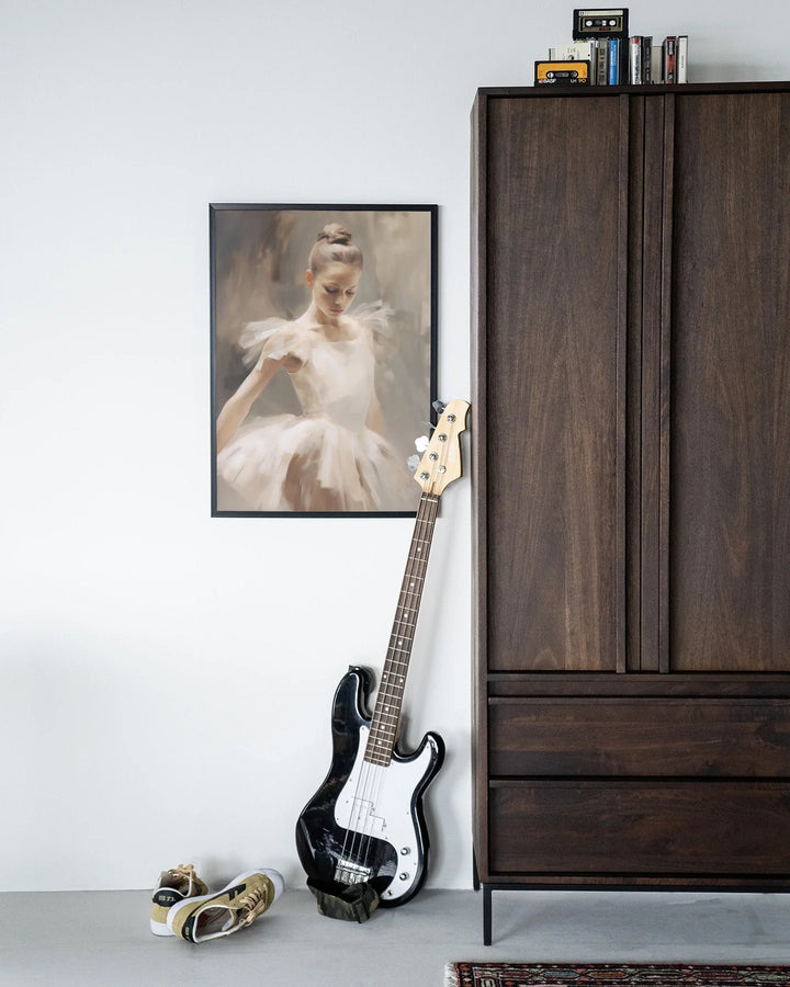 Posing Ballerina - Moderne Wanddecoratie | Artprint, Glass Art & Wandkleed