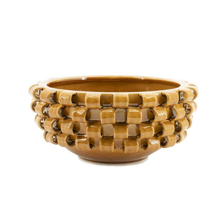 Schaal Loopa mustard aardewerk