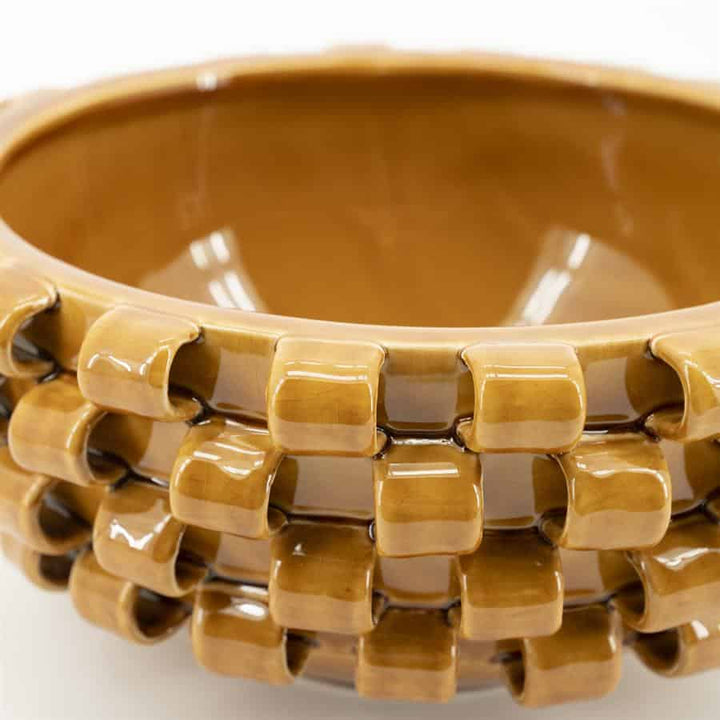 Schaal Loopa mustard aardewerk