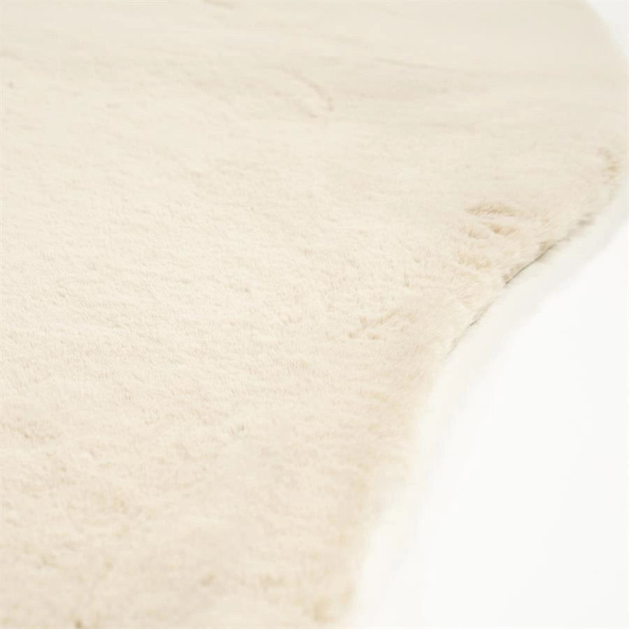 By-Boo Zena – Organisch Vloerkleed Beige