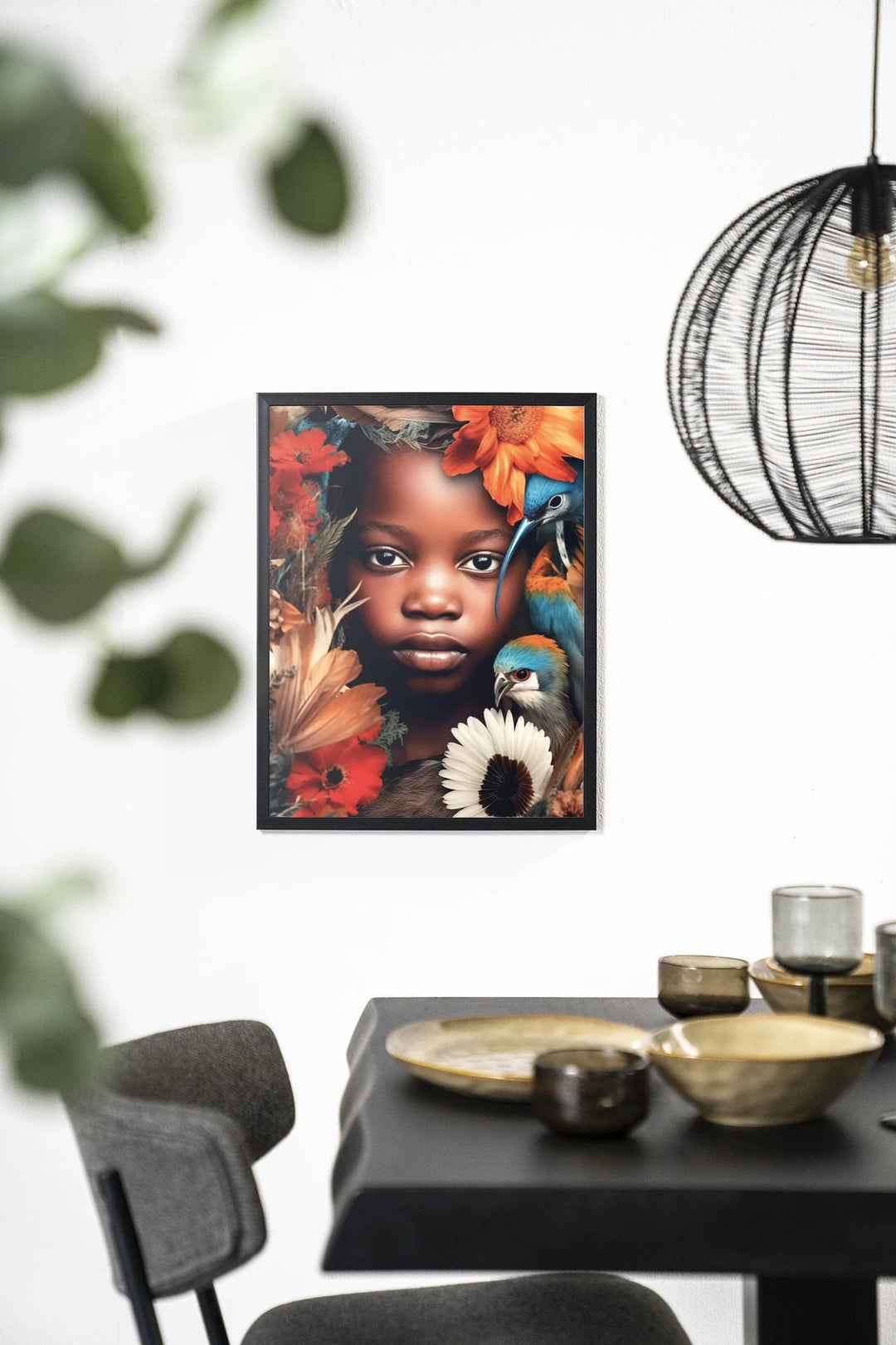 Paradise Bird - Moderne Wanddecoratie | Artprint, Glass Art & Wandkleed