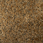 Poef Omla – stof & hout mosterd