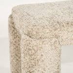 Bankje Omla – stof & hout taupe