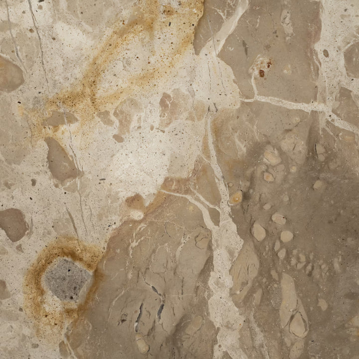 By-Boo Alvar – Set van 2 Salontafels (Marmer & Metaal)