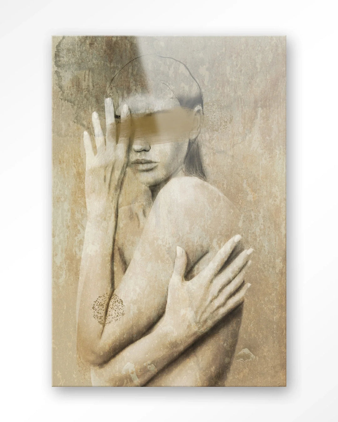 Touching Me - Moderne Wanddecoratie | Artprint, Glass Art & Wandkleed