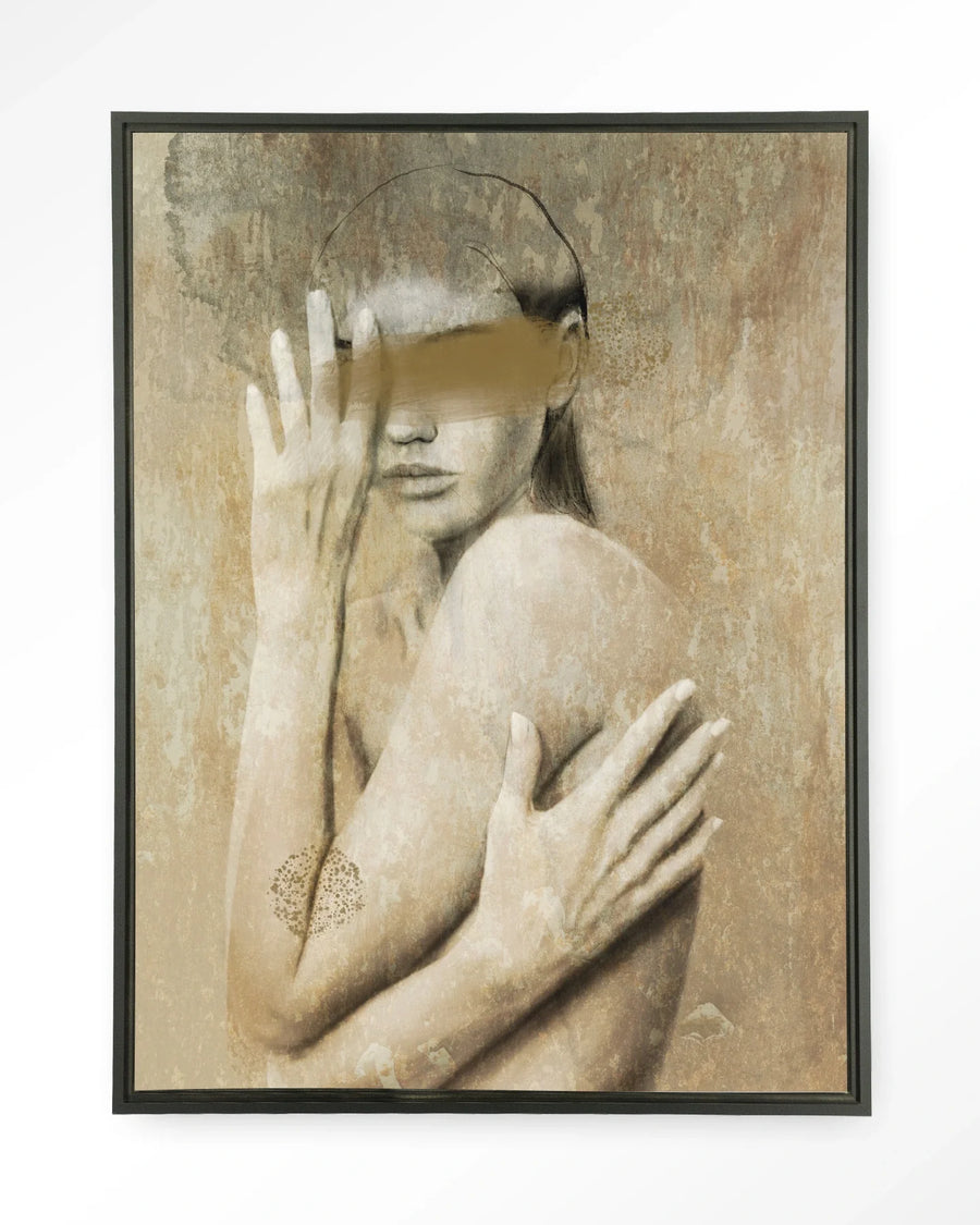 Touching Me - Moderne Wanddecoratie | Artprint, Glass Art & Wandkleed