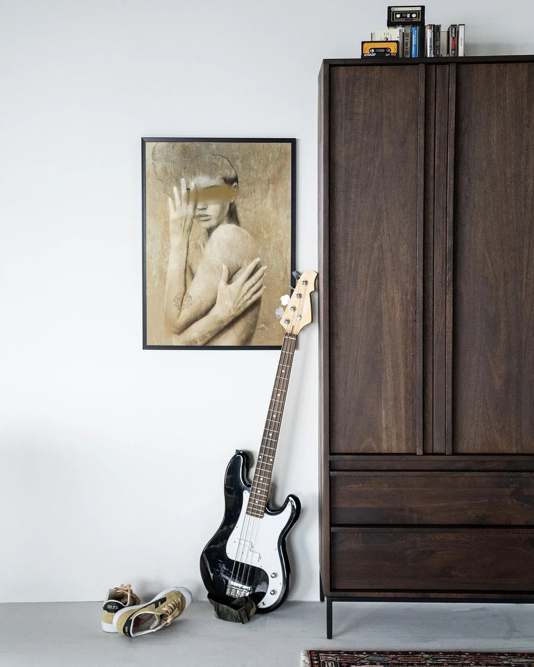 Touching Me - Moderne Wanddecoratie | Artprint, Glass Art & Wandkleed