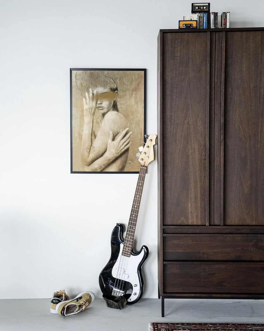 Touching Me - Moderne Wanddecoratie | Artprint, Glass Art & Wandkleed