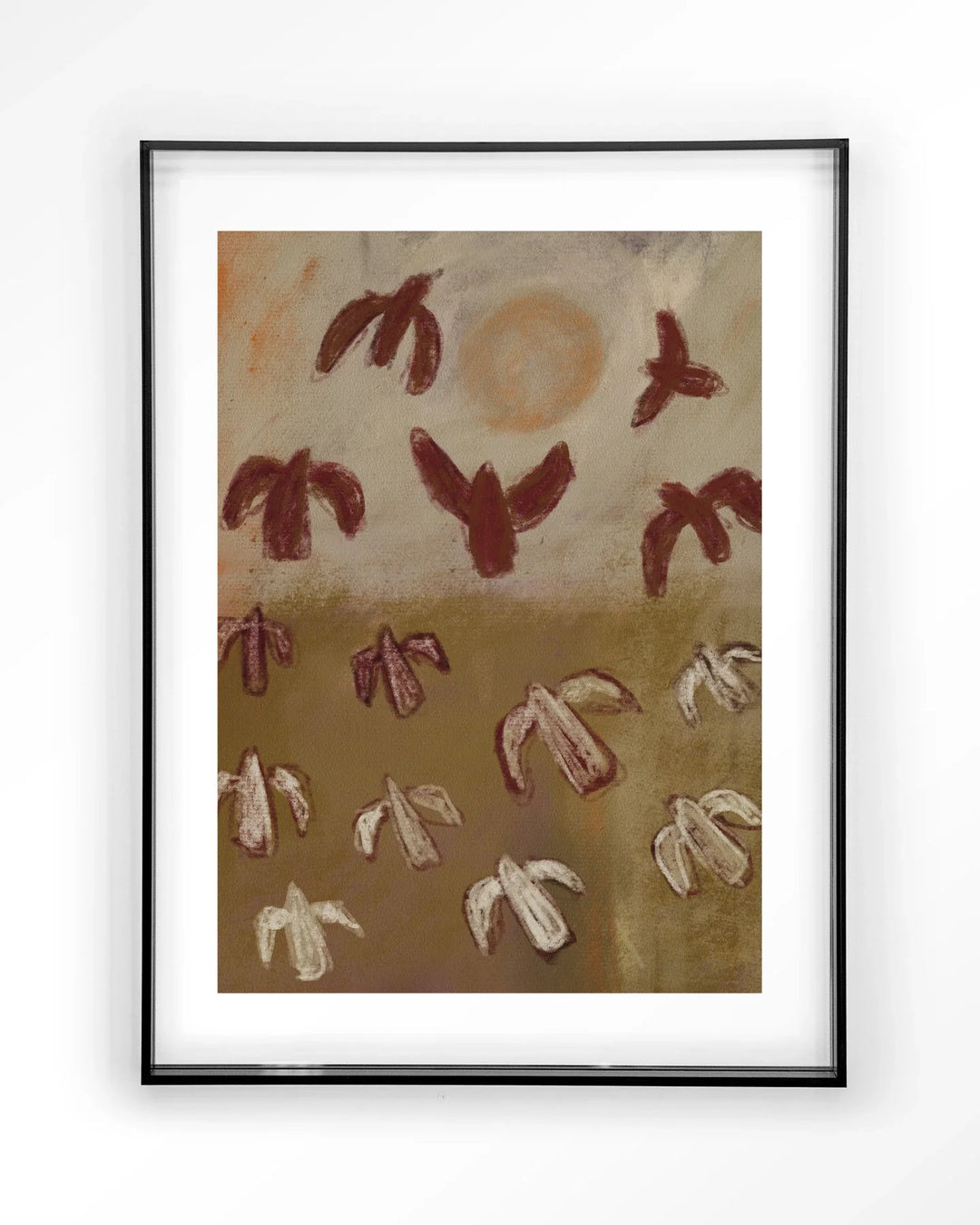 Sunbirds - Moderne Wanddecoratie | Artprint, Glass Art & Wandkleed