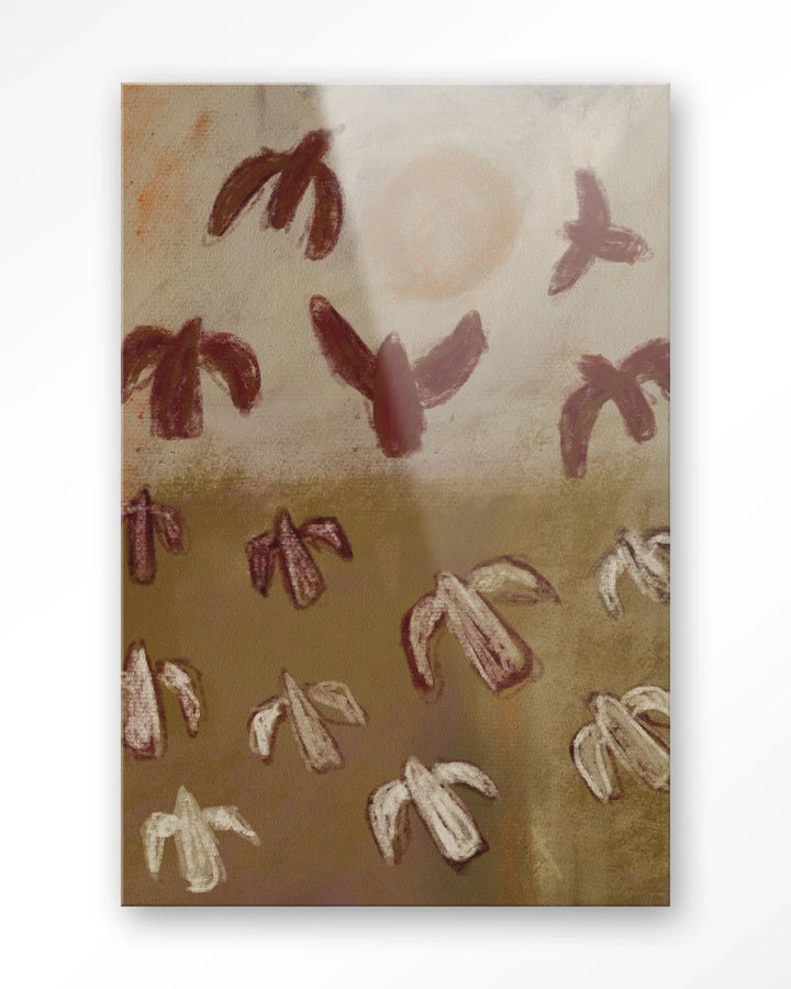 Sunbirds - Moderne Wanddecoratie | Artprint, Glass Art & Wandkleed