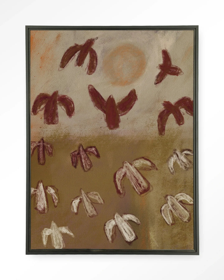 Sunbirds - Moderne Wanddecoratie | Artprint, Glass Art & Wandkleed