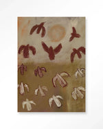 Sunbirds - Moderne Wanddecoratie | Artprint, Glass Art & Wandkleed