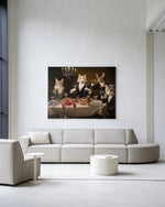 Cat Supper - Moderne Wanddecoratie | Artprint, Glass Art & Wandkleed