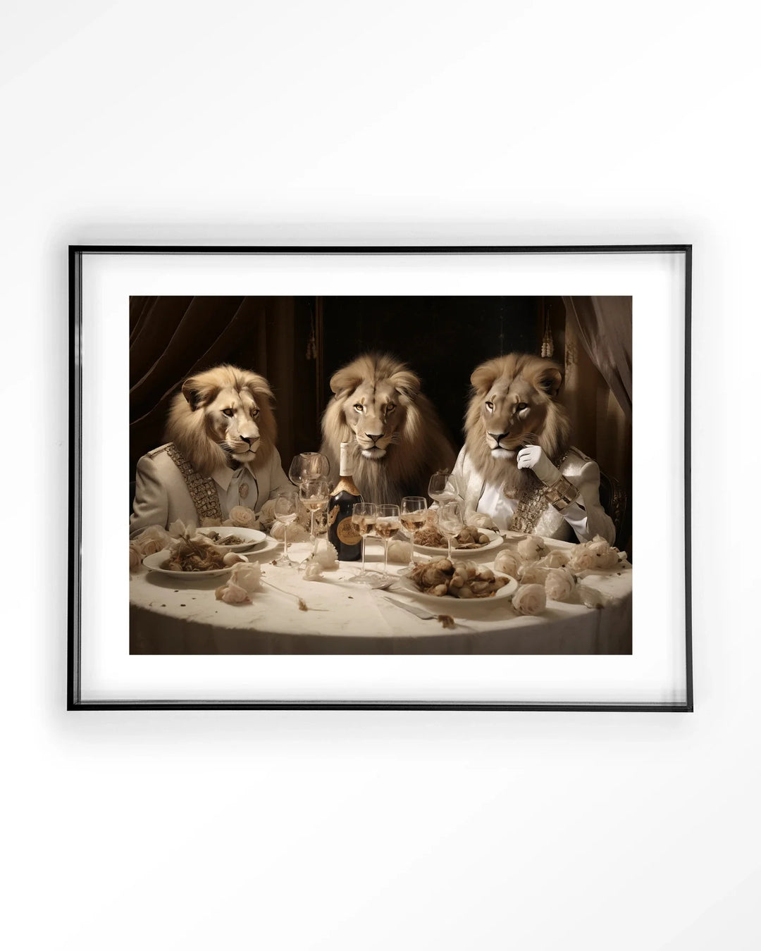 The Gentlelions Club - Moderne Wanddecoratie | Artprint, Glass Art & Wandkleed