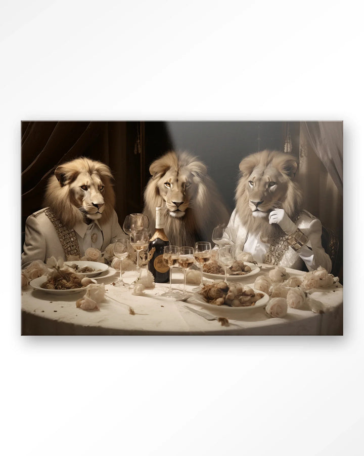 The Gentlelions Club - Moderne Wanddecoratie | Artprint, Glass Art & Wandkleed