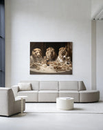 The Gentlelions Club - Moderne Wanddecoratie | Artprint, Glass Art & Wandkleed