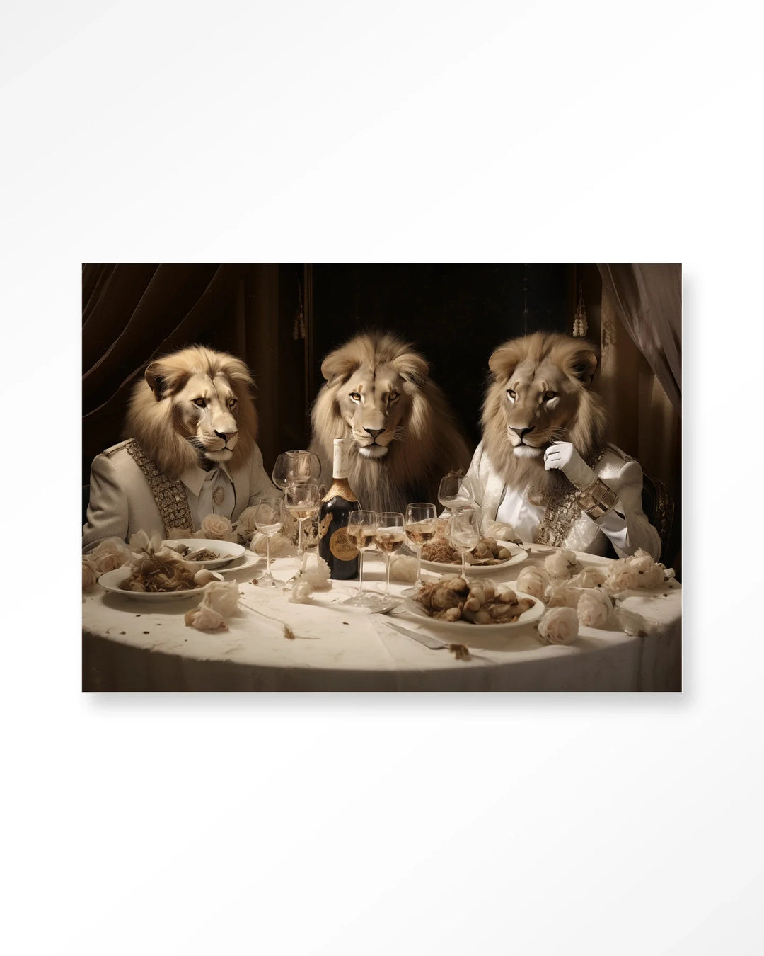 The Gentlelions Club - Moderne Wanddecoratie | Artprint, Glass Art & Wandkleed