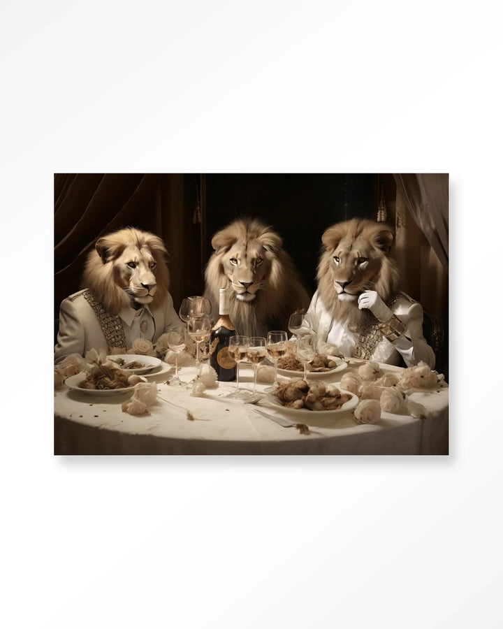 The Gentlelions Club - Moderne Wanddecoratie | Artprint, Glass Art & Wandkleed