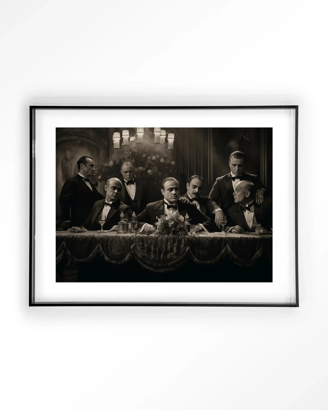 Godfathers Table - Moderne Wanddecoratie | Artprint, Glass Art & Wandkleed