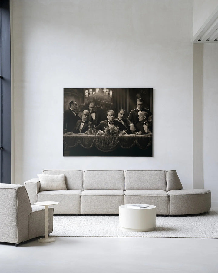 Godfathers Table - Moderne Wanddecoratie | Artprint, Glass Art & Wandkleed