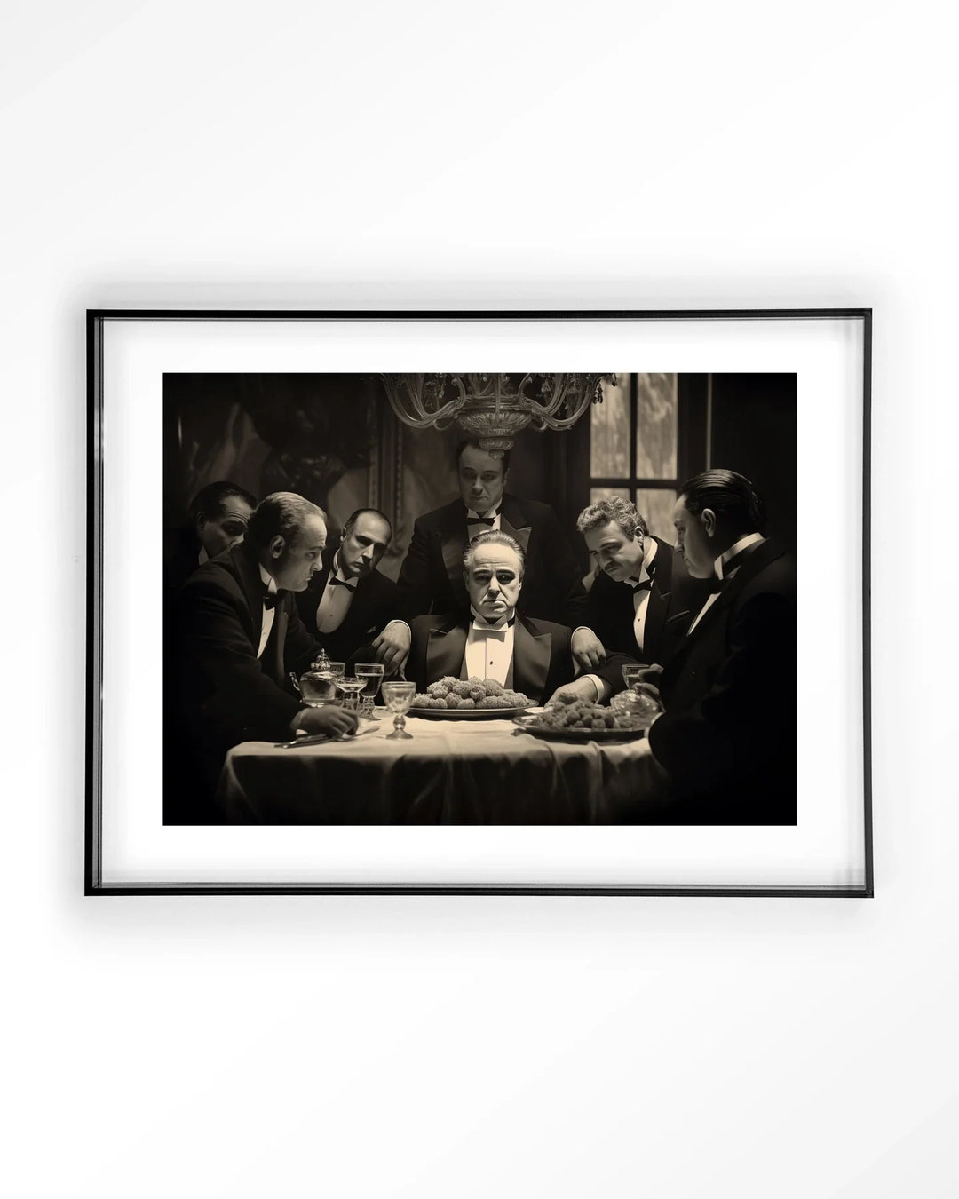 Dinner With Gangsters - Moderne Wanddecoratie | Artprint, Glass Art & Wandkleed