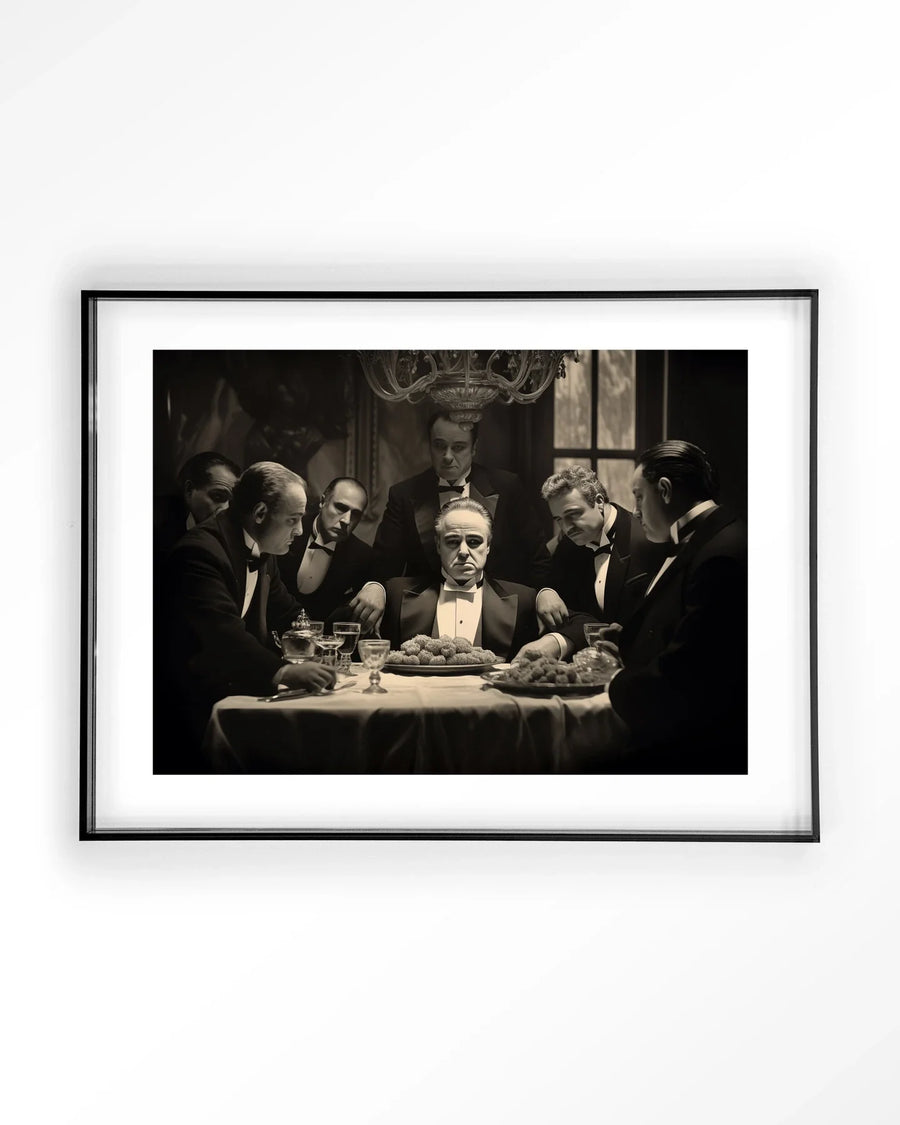Dinner With Gangsters - Moderne Wanddecoratie | Artprint, Glass Art & Wandkleed