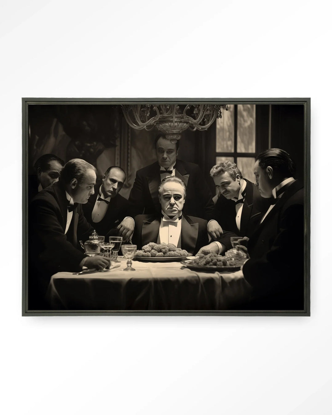 Dinner With Gangsters - Moderne Wanddecoratie | Artprint, Glass Art & Wandkleed