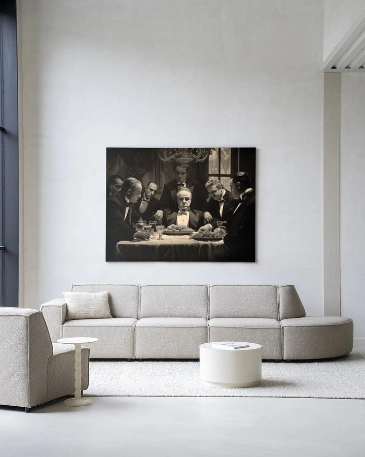 Dinner With Gangsters - Moderne Wanddecoratie | Artprint, Glass Art & Wandkleed
