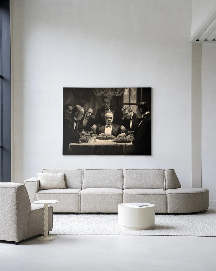 Dinner With Gangsters - Moderne Wanddecoratie | Artprint, Glass Art & Wandkleed