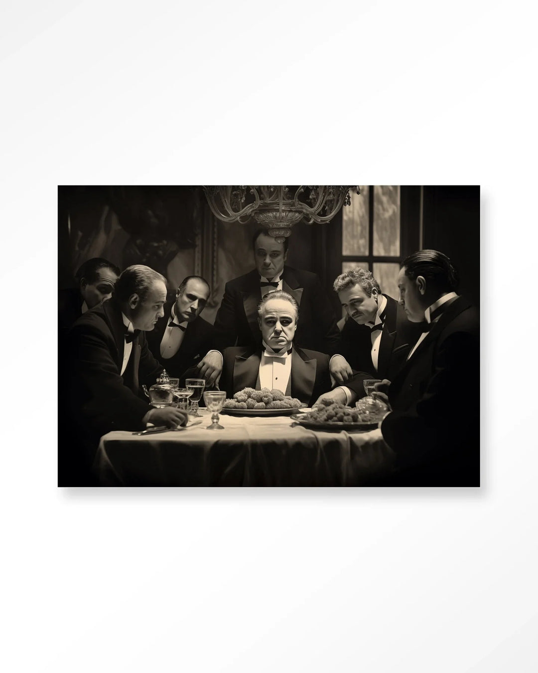 Dinner With Gangsters - Moderne Wanddecoratie | Artprint, Glass Art & Wandkleed